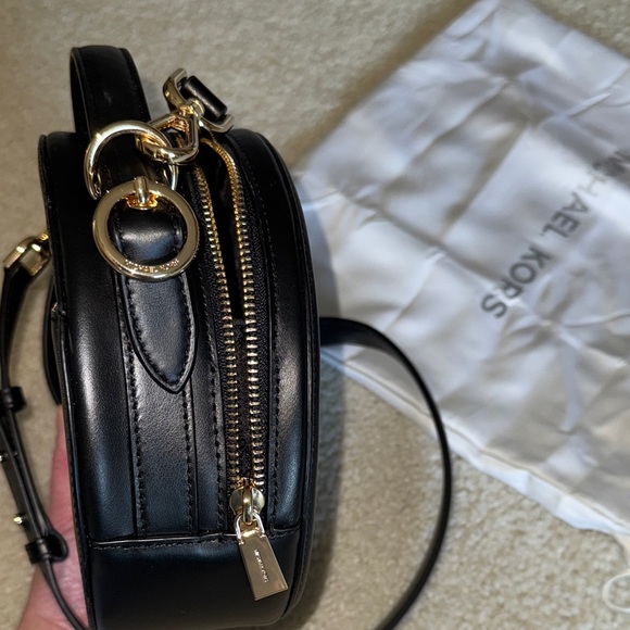 Michael Kors Black Circular Crossbody Bag - Picture 9 of 10